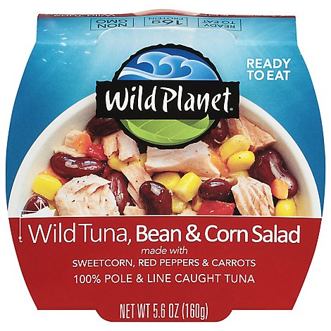 Wild Planet Tuna Bean And Corn Salad - 5.6 OZ