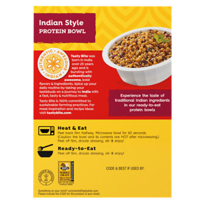 Tasty Bite Indian Protein Bowl Indian-Style Protein Bowl - 8.8 Oz - Image 2