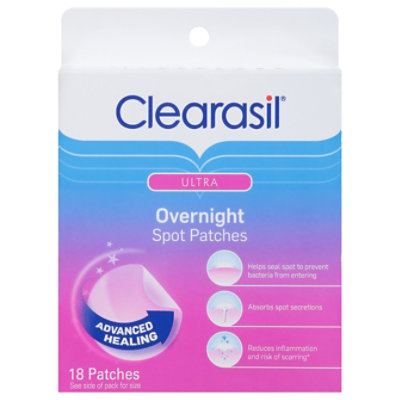 Clearasil Ultra Overnight Spot Patches - 18 CT - Image 3