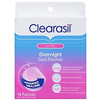Clearasil Ultra Overnight Spot Patches - 18 CT - Image 1