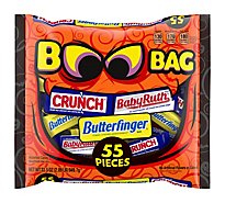 Crunch, Baby Ruth & Butterfinger Assorted Candy Boo Bag - 55 Count - 33.5 Oz