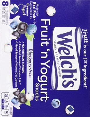 Welchs Blueberry Acai Fruit N Yogurt - 5.6 OZ - Image 6