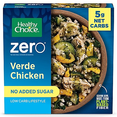 Healthy Choice Zero Verde Chicken Bowl Low Carb Lifestyle - 9.5 OZ