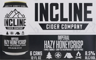 Incline Imperial Honeycrisp Cider In Cans - 6-12 FZ - Image 4