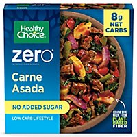 Healthy Choice Low Carb Lifestyle Zero Carne Asada Bowl Single Serve Frozen Meal - 9.25 Oz - Image 2