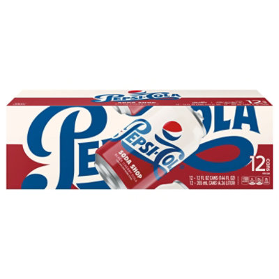 Pepsi Soda Shop Black Cherry 12 Fluid Ounce Can /12 - 12-12 FZ