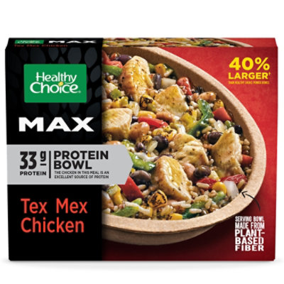 Healthy Choice Max Bowl Tex Mex Chicken Frozen Meal - 14 Oz