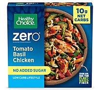 Healthy Choice Zero Tomato Basil Chicken Bowl Low Carb Lifestyle Single - 9.5 OZ