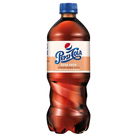 Pepsi Soda Shop Cream Soda Pet - 20 FZ