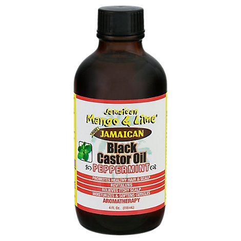 Jamaican Mango & Lime Black Castor Oil Peppermint - 4 OZ