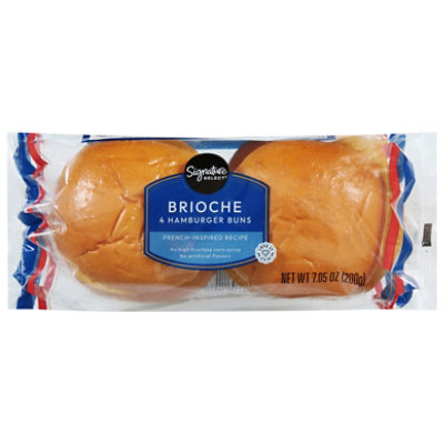 Signature SELECT Brioche Hamburger Buns 7.05 Oz - 4 Count - Image 3