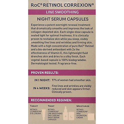 Roc Retinol Correxion Line Smoothing Night Serum - 30 CT