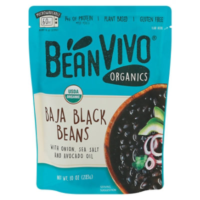 BeanVivo Organic Baja Black Beans - 10 Oz - Image 3