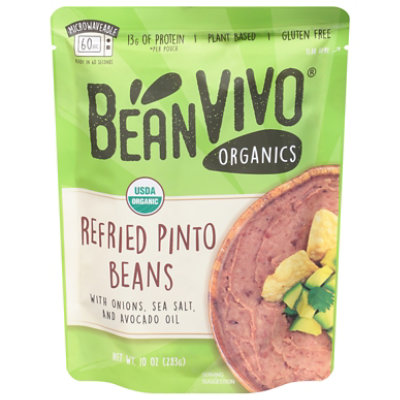 BeanVivo Organic Refried Pinto Beans - 10 Oz - Image 3