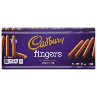 Cadbury Milk Chocolate Cookie Fingers - 4.86 OZ - Image 3