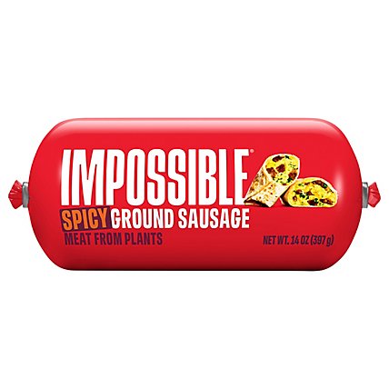 Impossible Spicy Sausage Plant Based - 14 OZ - Image 3