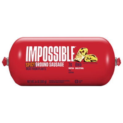 Impossible Spicy Sausage Plant Based - 14 OZ - Image 1