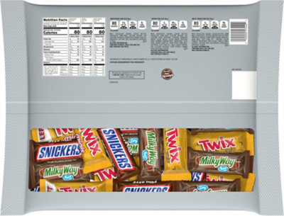 Snickers Twix & Milky Way Chocolate Variety Pack Halloween Candy Bars 85 Count - 49.47 Oz - Image 6