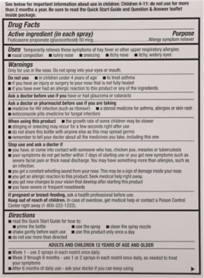 Signature Select/Care Nasal Spray Fluticasone 2pk 288 Sprays - 1.24 FZ - Image 6