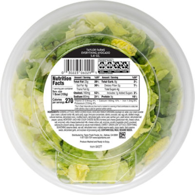 Taylor Farms Everything Avocado Salad Bowl - 5.61 Oz - Image 6
