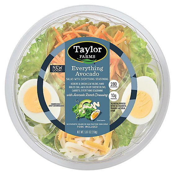 Taylor Farms Everything Avocado Salad Bowl - 5.61 Oz