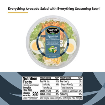 Taylor Farms Everything Avocado Salad Bowl - 5.61 Oz - Image 4