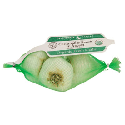 Christopher Ranch Garlic 3ct Organic - 3 CT - Image 3