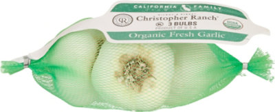 Christopher Ranch Garlic 3ct Organic - 3 CT - Image 2