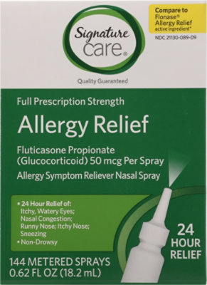 Signature Care Fluticasone Nasal Spray 144 Sprays - .62 FZ - Image 2