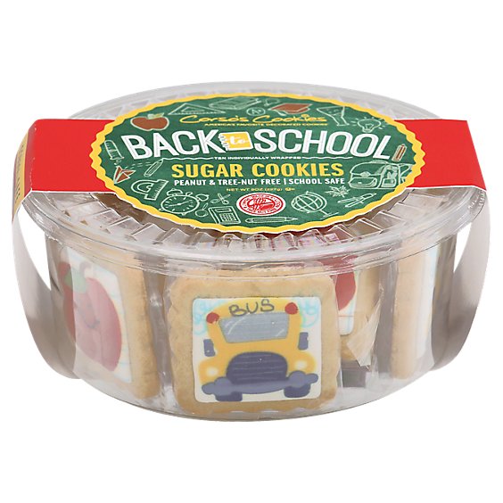 Back To School Sugar Cookie Tubs - 8 OZ