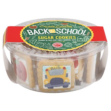 Back To School Sugar Cookie Tubs - 8 OZ - Image 1