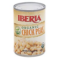 Iberia Organic Chick Peas Beans - 15 Oz - Image 1