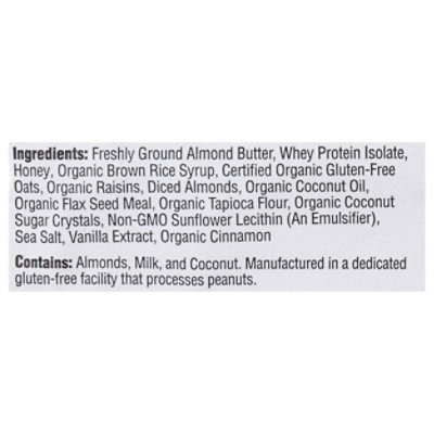 G2g Protein Bar Almond Oatmeal Cookie - 2.47 OZ - Image 4
