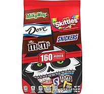 Dove M&MS Snickers Skittles & Milky Way Bulk Halloween Candy Variety Pack - 63.24 Oz