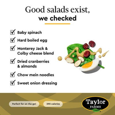 Taylor Farms Spinach Dijon Salad Bowl - 4.9 Oz - Image 5