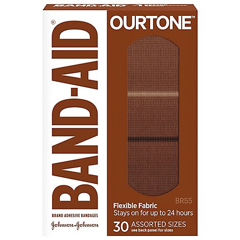 BAND-AID Ourtone Br55 Assorted - 30 CT