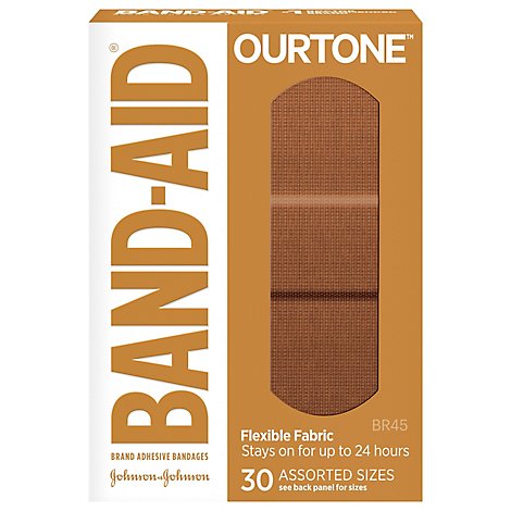 BAND-AID Ourtone Br45 Assorted - 30 CT