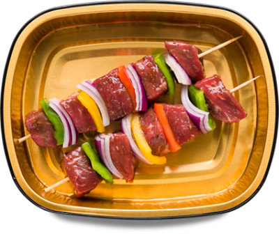 ReadyMeal Beef Kabobs Marinated Up To 5% Solution - 1.75 Lb - Image 1