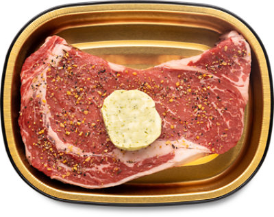 ReadyMeal Rib Eye With Pesto Butter - 1 Lb - Image 1