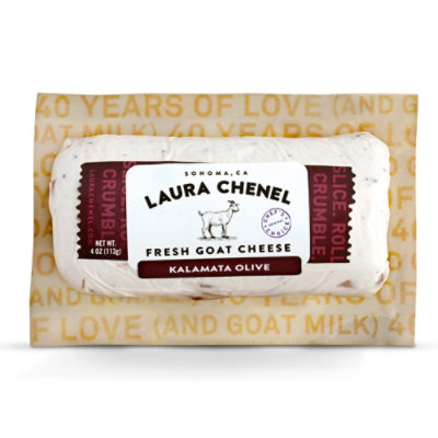 Laura Chenel Chevre Kalamata Olive Goat - 4 OZ