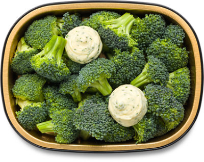 ReadyMeal Broccoli Florets W/lemon Herb Butter - EA