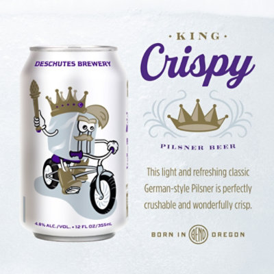 Deschutes King Crispy In Cans - 6-12 FZ - Image 5