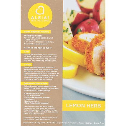 Aleias Herb Lemon Coat And Crunch - 4.5 OZ - Image 6