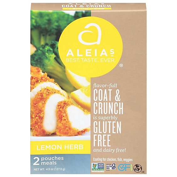 Aleias Herb Lemon Coat And Crunch - 4.5 OZ