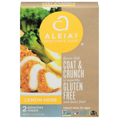 Aleias Herb Lemon Coat And Crunch - 4.5 OZ