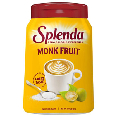 Splenda Monk Fruit Zero Cal Sweetener - 19 OZ - Image 3