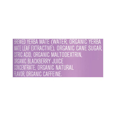 Yachak Organic Yerba Mate Energy Drink Plant Based Blackberry Tea - 16 FZ - Image 5