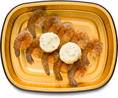 ReadyMeal Shrimp Skewers With Garlic Butter - 1 Lb