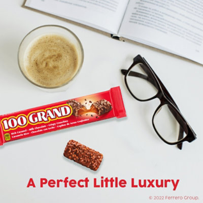 100 Grand Crispy Milk Chocolate with Caramel Full Size Candy Bar - 1.5 Oz - Image 4
