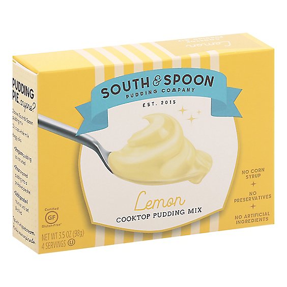 South And Spoon Pudding Mix Lemon - 3.5 OZ